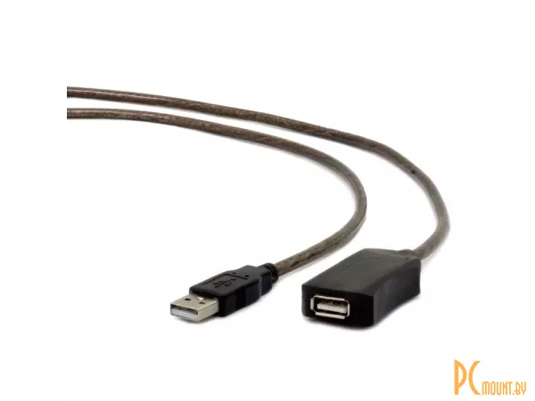 Кабель USB 2.0 AM-AF удлинительный активный, Gembird UAE-01-15M