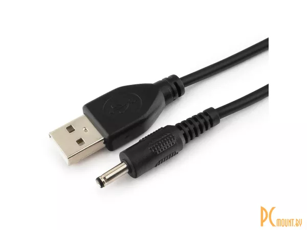 Кабель питания USB AM to 3.5mm power plug, Gembird CC-USB-AMP35-6, 1.8m, black